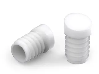 Stopka ślizgowa skośna do profili okrągłych D-25mm Kąt-(18°) 2,0mm-2,5mm, kolor naturalny
