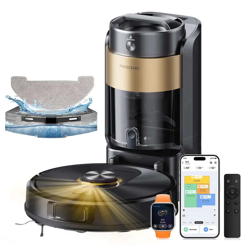 Proscenic Q20 Plus Robot Odkurzający Mop Automatyczne Opróżnianie