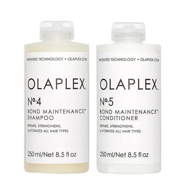 OLAPLEX NO. 4 SZAMPON NO. 5 ODŻYWKA ZESTAW ODBUDOWUJĄCY WŁOSY