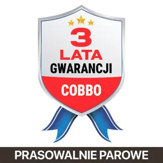 3 LATA GWARANCJI - PRASOWALNICE PAROWE COBBO