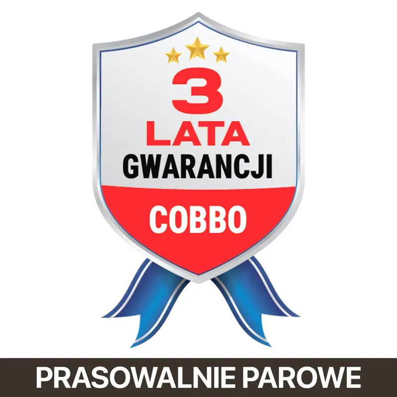 3 LATA GWARANCJI - PRASOWALNICE PAROWE COBBO