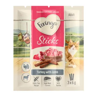 Feringa Sticks, indyk i jagnięcina - 3 x 6 g