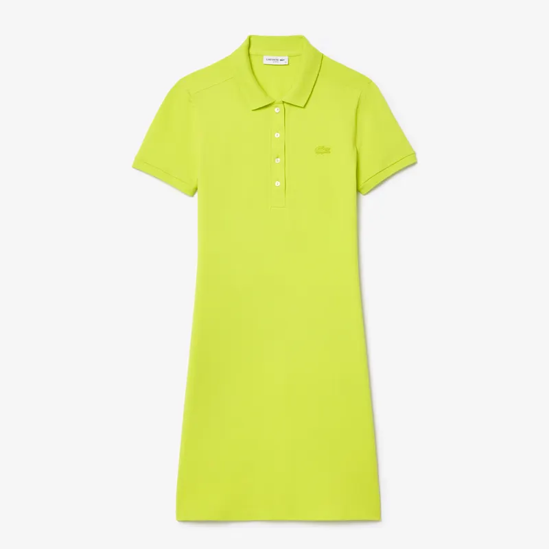 Lacoste Sukienka Polo Z Elastycznej Piki