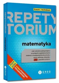 Matematyka LO 2024-2026 Repetytorium GREG