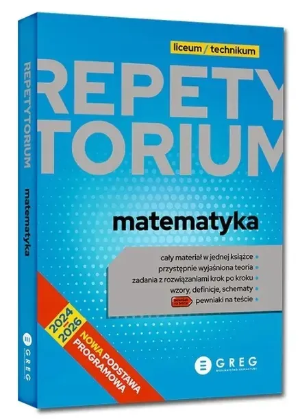Matematyka LO 2024-2026 Repetytorium GREG