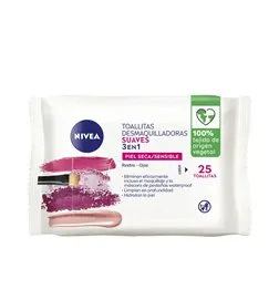 Nivea Gentle 3-In-1 Makeup Removal Wipes 25 Un