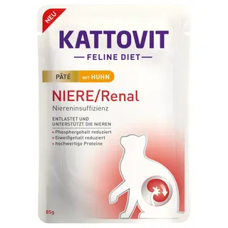 Kattovit Renal Paté, 10 x 85 g - Kurczak