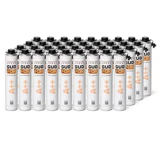 Piana PUR do ociepleń izolacji x 36 + 72 dysze w komplecie 850ml GUDFOR A++