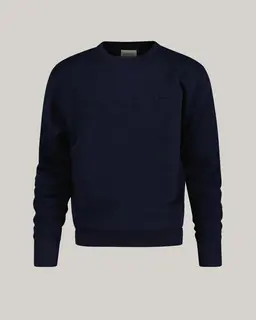 Gant Bluza Męska Z Nadrukiem İ Okrągłym Kołnierzykiem Regular Fit