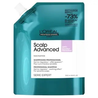 Loreal Professionnel Scalp Advanced Kojący Szampon do Wrażliwej Skóry Głowy Refill 500ml