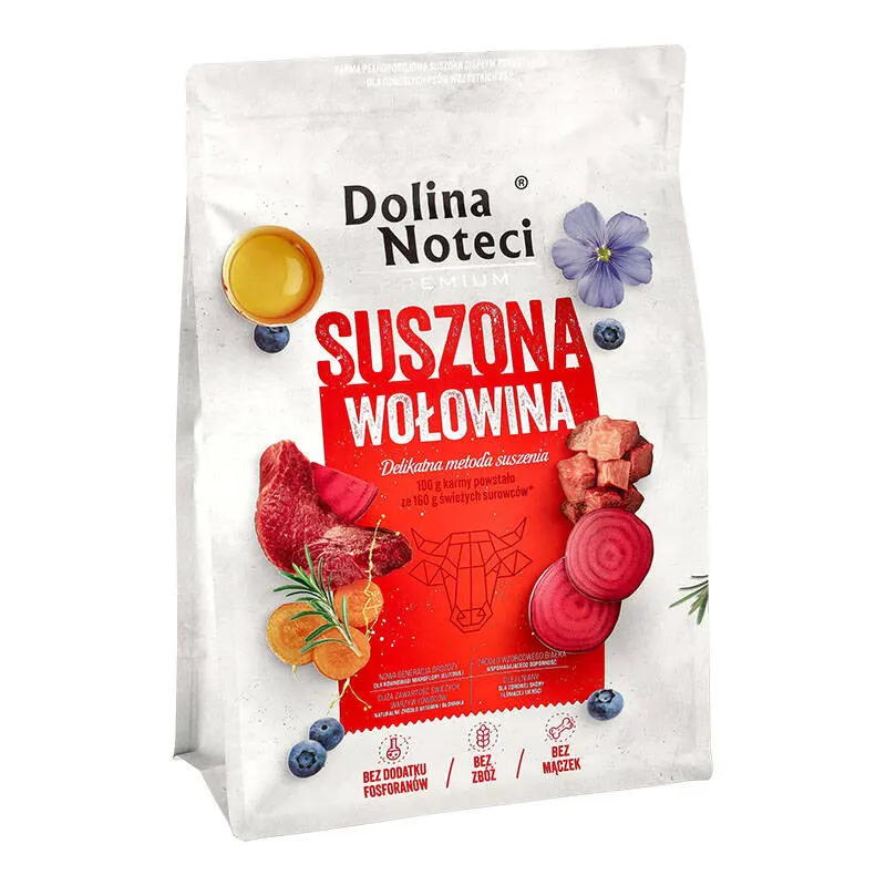 DOLINA NOTECI Premium Wołowina - sucha karma dla psa - 3kg