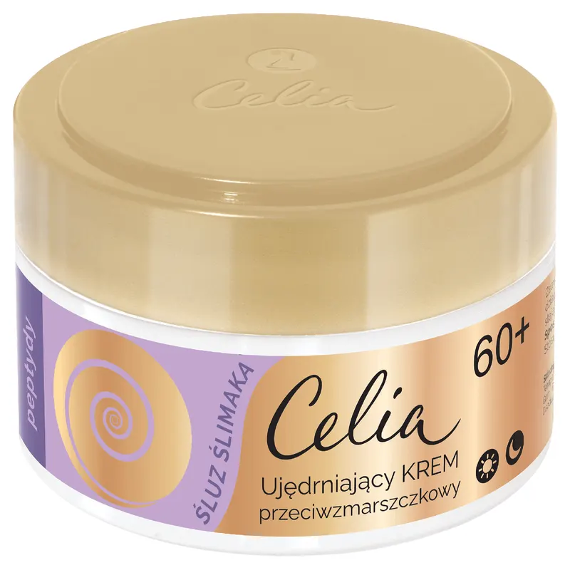 Celia Śluz Ślimaka Ujędrniający krem przeciwzmarszczkowy 60+ z peptydami 50 ml