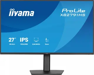 IIYAMA Monitor 27 cali XB2791HS-B1 FHD,IPS.HDMI.DP.2x2W,350cd,1500:1, 120Hz,HAS 150 (PIVOT)