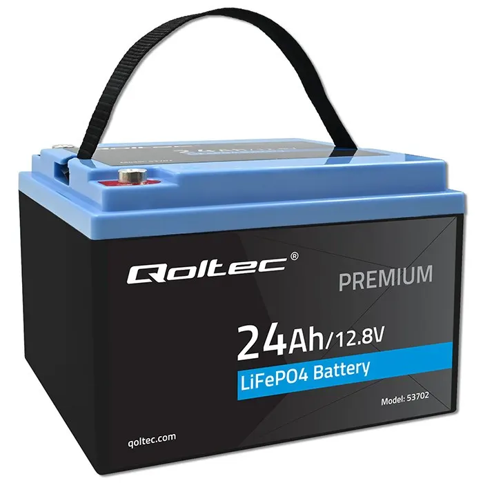 Qoltec Akumulator LiFePO4 | 12.8V | 24Ah | 307.2Wh | BMS