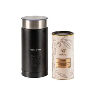 Zestaw spieniacza do mleka CHiATO milkPLAY i gorącej czekolady Whittard of Chelsea Luxury White