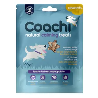 Coachi Natural Calming Treats - Indyk, 3 x 100 g