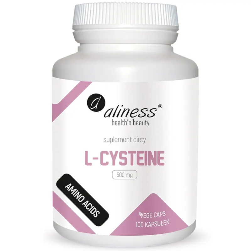 Aminokwasy L-cysteina Aliness L-Cysteine 500mg 100vkaps