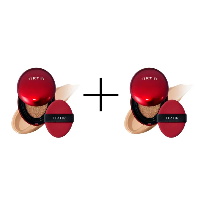 TIRTIR Mask Fit Red Cushion SPF 40 PA++ Podkład w Poduszce 29N Natural Beige 18g 1+1