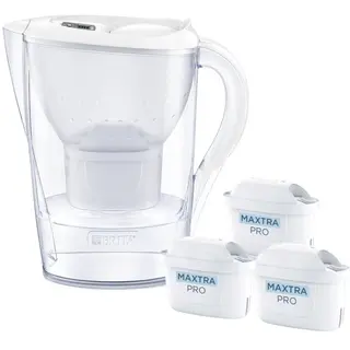 Dzbanek filtrujący Brita Marella Biały + 3 wkłady Maxtra Pro Pure Performance