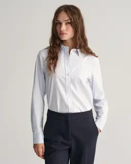 Gant Bawełniana Koszula Damska W Paski Z Długim Rękawem Regular Fit