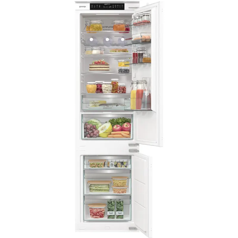 Lodówka Gorenje NRKI519D61WF NoFrost AdaptTech ConvertActive Szuflada z kontrolą wilgotności 193,2cm