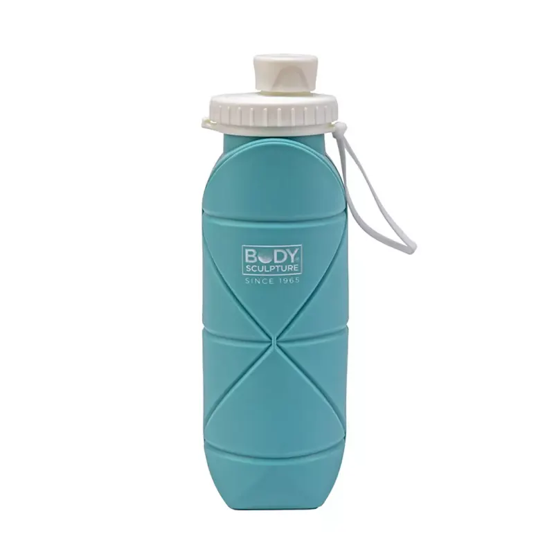 Butelka składana na wodę Body Sculpture BB 25BL - niebieska 600 ml