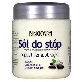 Sól do stóp ze skłonnościami opuchlizna , obrzęki BINGOSPA