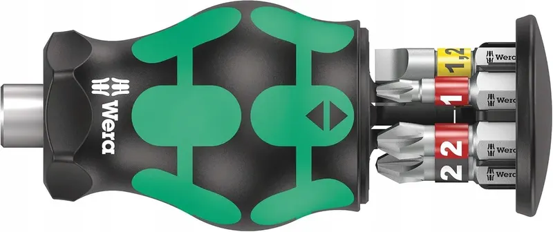 WKRĘTAK KOMPAKTOWY STUBBY 6 BITÓW UCHWYT 1/4' MAGNETYCZNY