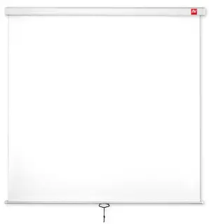 AVTek Ekran ścienny ręczny Wall Standard 200 (1:1, 200x200cm, powierzchnia biała, matowa)