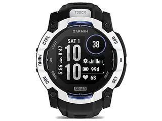 Smartwatch GARMIN Instinct 3 Solar 50mm Biało-czarny 010-02935-03