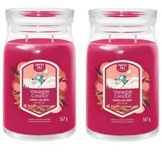 Yankee Candle Świeca w Dużym Słoiku Santa on Skis 1+1