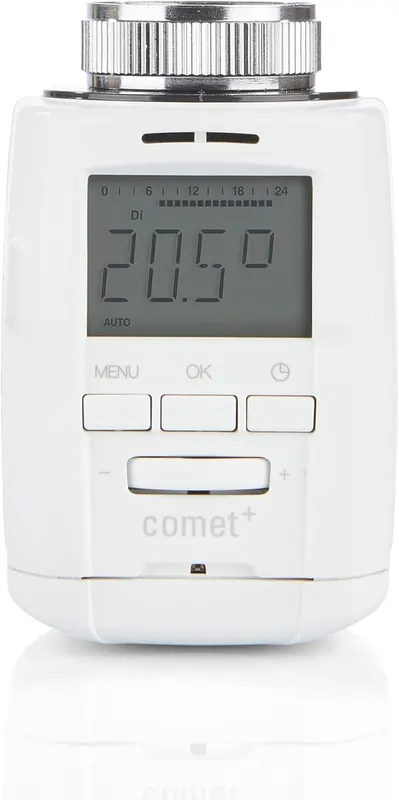 Eurotronic Comet Plus Inteligentny Termostat Grzejnikowy Biały