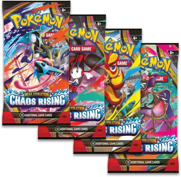 Zestaw kart Pokemon TCG: ME04 Chaos Rising - Booster Pack (1 Paczka)