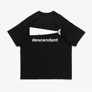 DESCENDANT DCDT LOGO Loose Whale Short Sleeved T-shirt 25SS for Men Summer Fashion Tees
