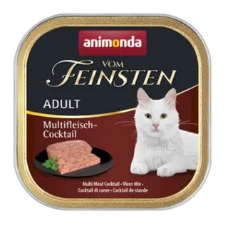 ANIMONDA Vom Feinsten Adult Mix mięsny - mokra karma dla kota - 100g