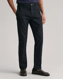Gant Spodnie Męskie Slim Fit Czarne