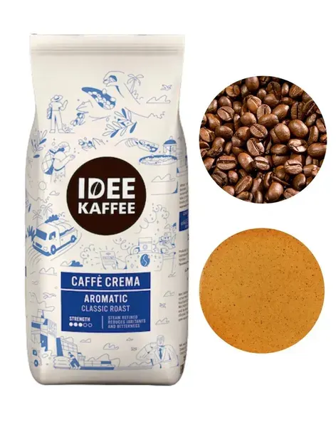 Idee Kaffee Cafe Crema kawa ziarnista średnio palona 1kg