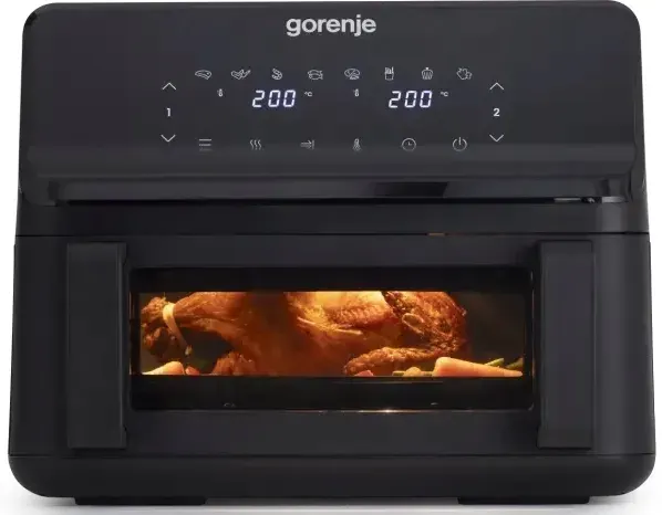 Gorenje AF2700BP frytkownica beztłuszczowa 9L 2700W 2 strefy 8 programów