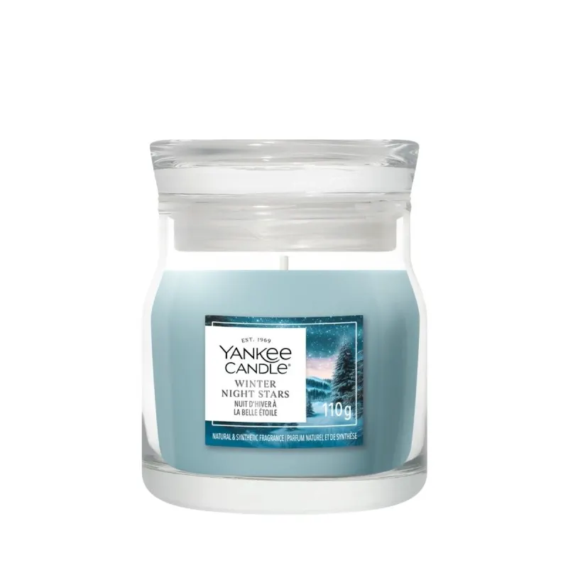 Yankee Candle Świeca w Małym Słoiku Winter Night Stars