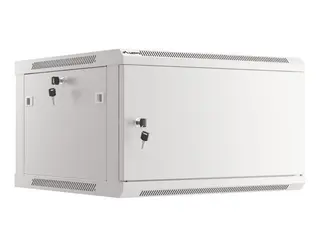 Lanberg Szafa wisząca 19 cali 6U 600x600 szara WF01-6606-00S