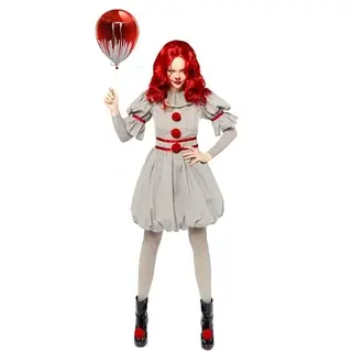Strój damski Klauna Pennywise M 9912532 BZ kostium halloween horror TO
