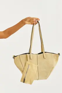 Torebka skórzana typu shopper Silky Glow ONE SIZE