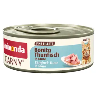 animonda Carny Adult Fine Fillets w sosie 12 x 60 g - Tuńczyk