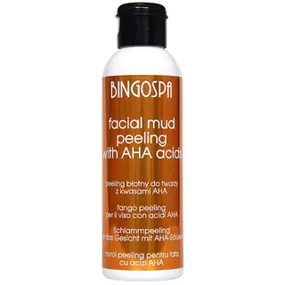 Peeling błotny do twarzy z kwasami AHA BINGOSPA