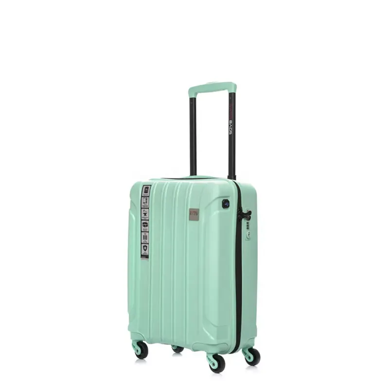 Walizka na kółkach SwissBags Tourist miętowa - mała 40 l