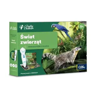 Czytaj z Albikiem. ZESTAW Świat zwierząt + pióro