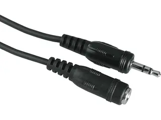 Kabel-przedłużacz HAMA Jack 3.5 mm 5 m Czarny