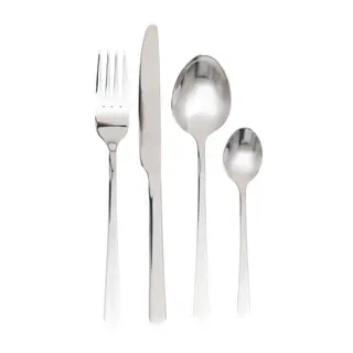 Zestaw sztućców Homla LUGANO, Silver, 24 el.