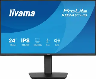 IIYAMA Monitor 23.8 cala XB2491HS-B1 IPS,HDMI,DP,1ms,350cd, 1500:1,120Hz,2x2W,HAS150 (PIVOT)