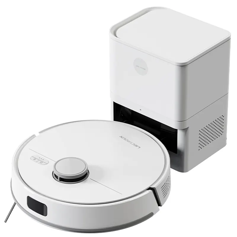 Liectroux M70 Pro Lidar Robot Odkurzający z Samoopróżniającym Pojemnikiem Na Kurz Biały